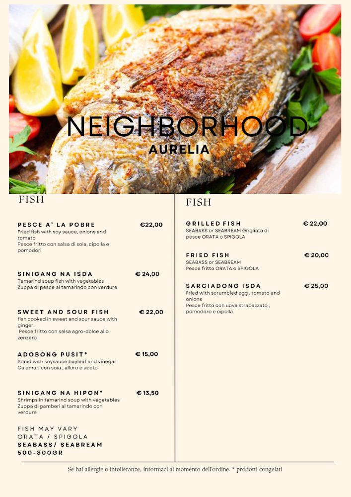 Neighborhood Aurelia Filipino Restaurant Menu image 4